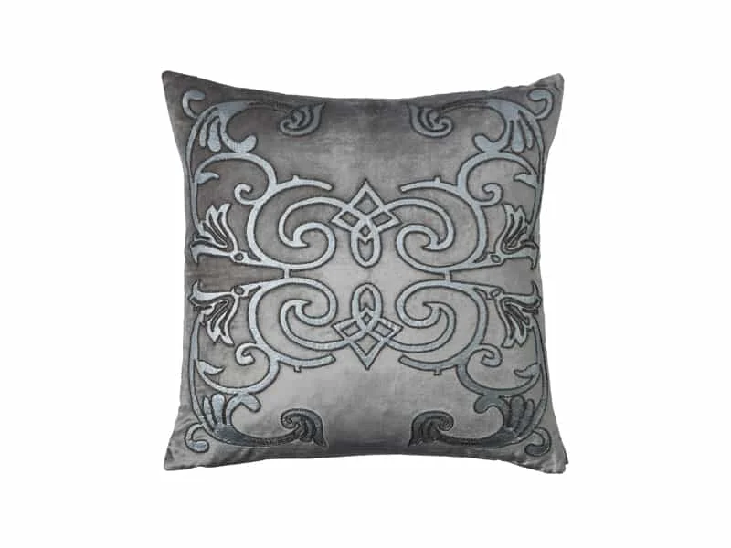 Feather Pillows for a Luxurious SleepMozart Square Platinum Pillow by Lili Alessandra Feather Pillows for a Luxurious SleepMozart Square Platinum Pillow by Lili Alessandra