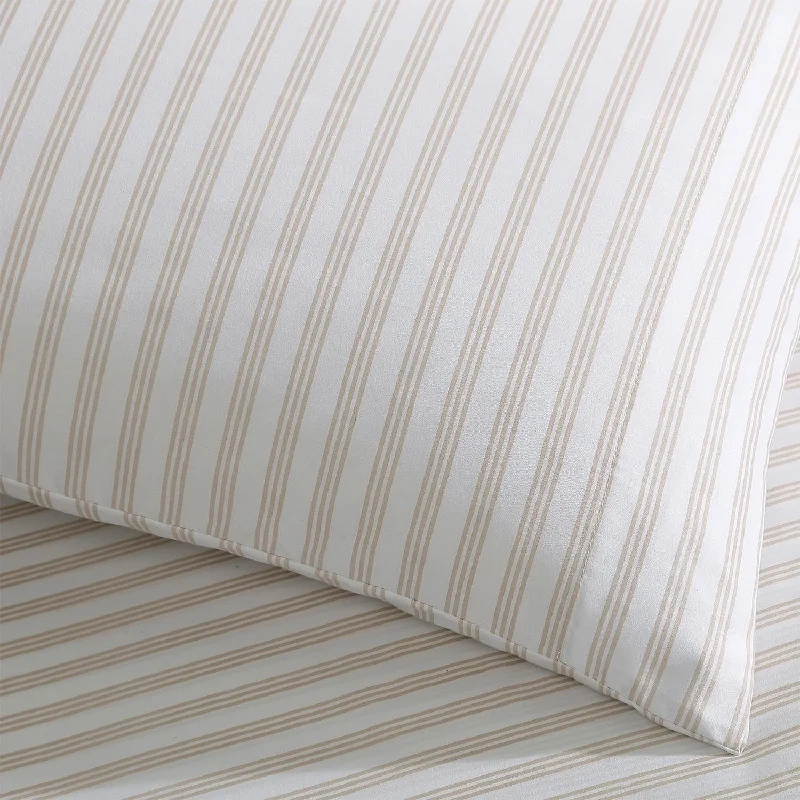 Hypoallergenic Silk Sheets for Sensitive SleepersPerry Ellis Portfolio Sydney White/Taupe Ticking Stripe Microfiber Sheet Set Hypoallergenic Silk Sheets for Sensitive SleepersPerry Ellis Portfolio Sydney White/Taupe Ticking Stripe Microfiber Sheet Set