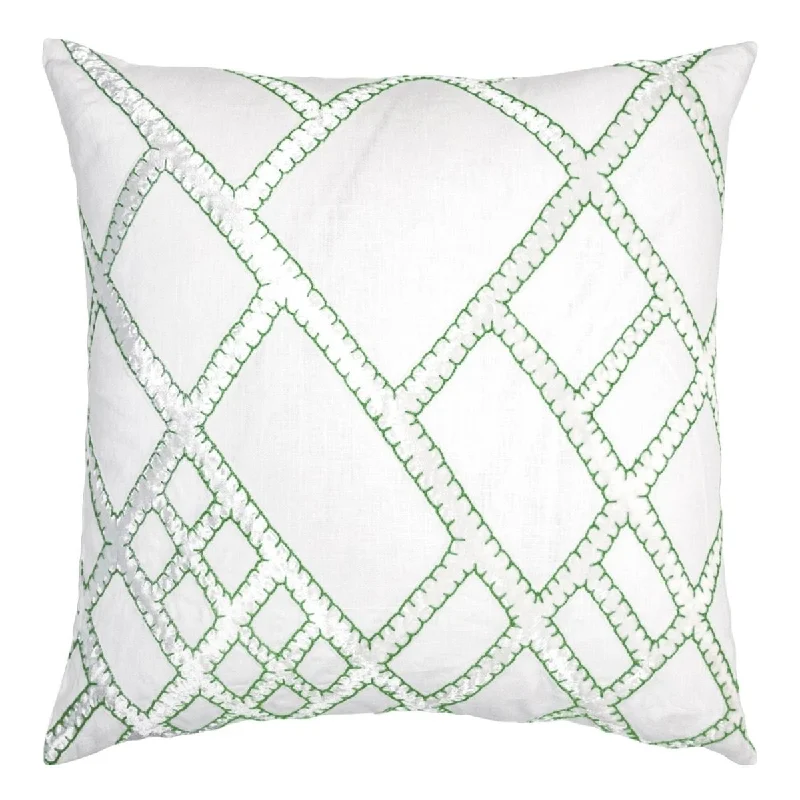 Square Pillows for Modern Home DecorGrass Net Velvet Appliqué Pillow by Kevin O'Brien Studio Square Pillows for Modern Home DecorGrass Net Velvet Appliqué Pillow by Kevin O'Brien Studio