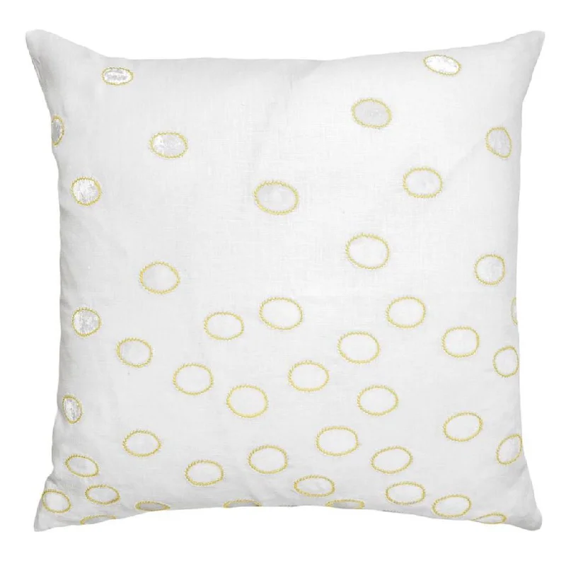 Memory Foam Pillows for Neck SupportYellow Ovals Velvet Appliqué Pillow by Kevin O'Brien Studio Memory Foam Pillows for Neck SupportYellow Ovals Velvet Appliqué Pillow by Kevin O'Brien Studio