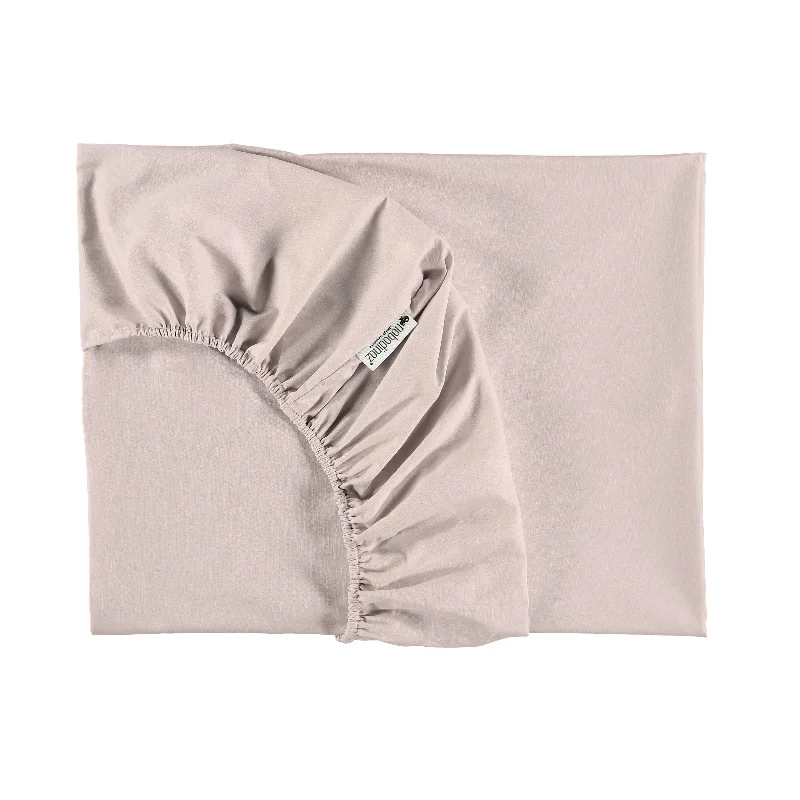 Thermal - Regulating Bamboo Sheets for All - Season Comfortnobodinoz Tibet Fitted Sheet BB Dream Pink Thermal - Regulating Bamboo Sheets for All - Season Comfortnobodinoz Tibet Fitted Sheet BB Dream Pink