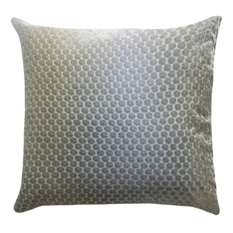 Hypoallergenic Pillows for Allergy SufferersDots Nickel Velvet Pillow by Kevin O'Brien Studio Hypoallergenic Pillows for Allergy SufferersDots Nickel Velvet Pillow by Kevin O'Brien Studio