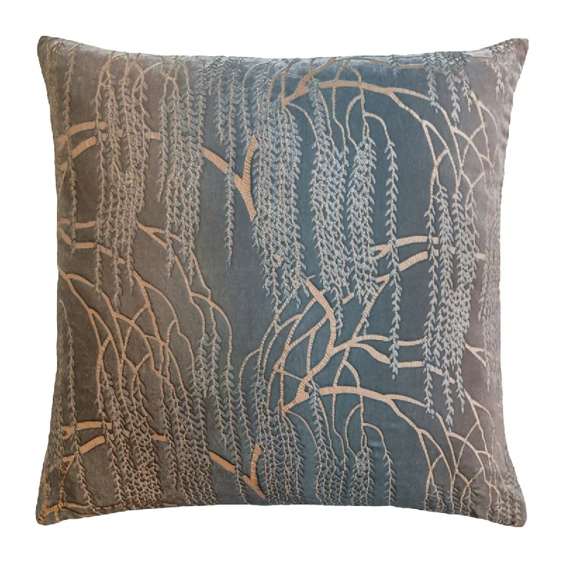 Velvet Pillows for a Touch of EleganceGunmetal Willow Metallic Pillows by Kevin O'Brien Studio Velvet Pillows for a Touch of EleganceGunmetal Willow Metallic Pillows by Kevin O'Brien Studio