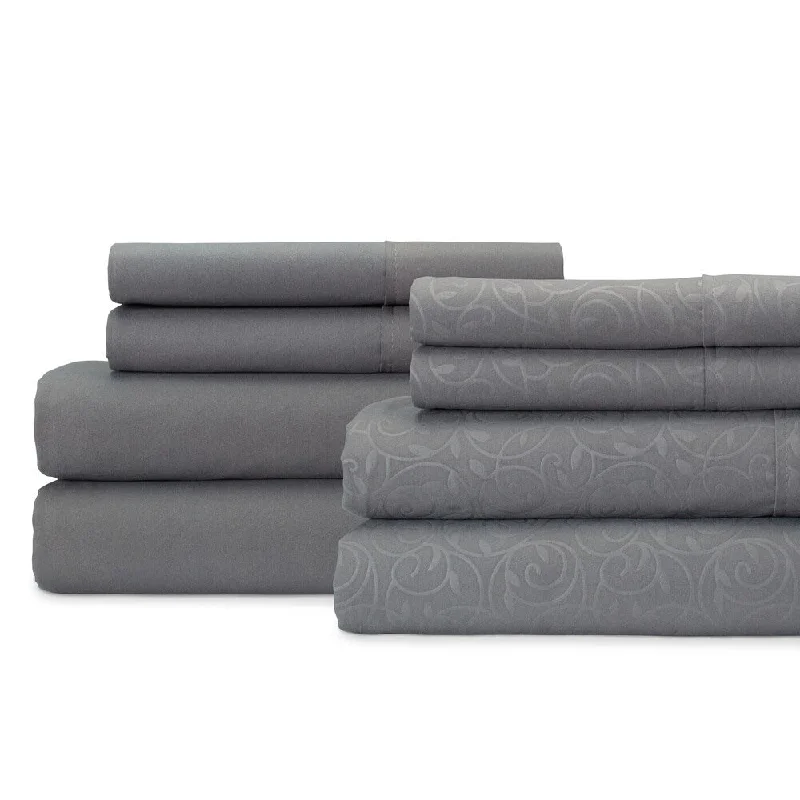 Anti - Pill Microfiber Sheets for a Smooth AppearanceHome Dynamix 'New York Loft' Collection (2 Complete Sets of Sheets) Anti - Pill Microfiber Sheets for a Smooth AppearanceHome Dynamix 'New York Loft' Collection (2 Complete Sets of Sheets)