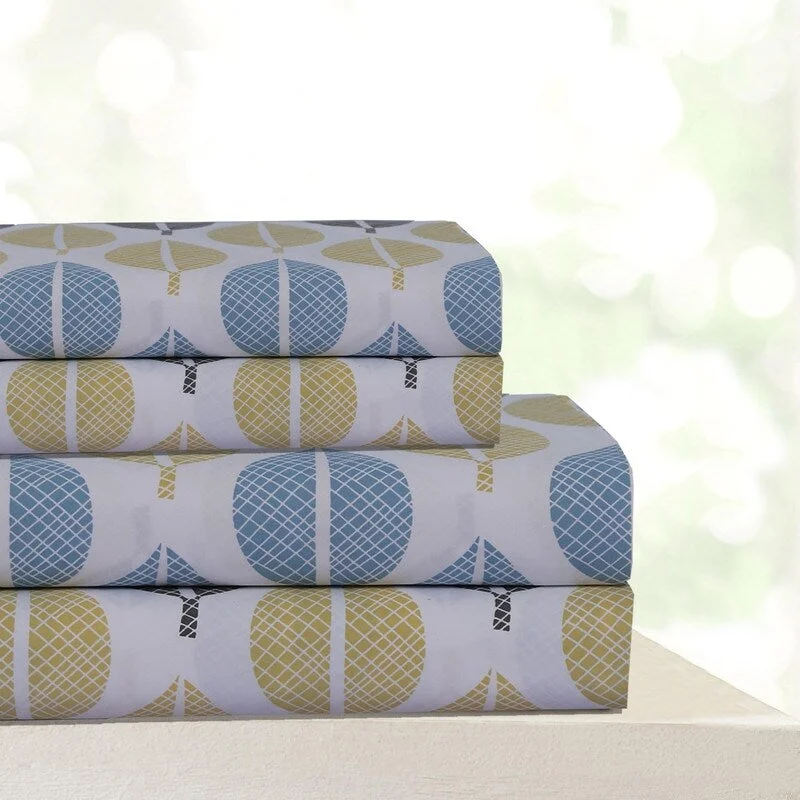 Wrinkle - Free Polyester Sheets for a Low - Maintenance BedLuxurious 400 Thread Count Egyptian Quality Cotton Printed Sheet Set Wrinkle - Free Polyester Sheets for a Low - Maintenance BedLuxurious 400 Thread Count Egyptian Quality Cotton Printed Sheet Set