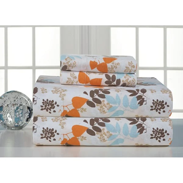 Moisture - Wicking Cotton Sheets for a Dry and Comfortable SleepWinter Breeze Flannel Bed Sheet Set Moisture - Wicking Cotton Sheets for a Dry and Comfortable SleepWinter Breeze Flannel Bed Sheet Set