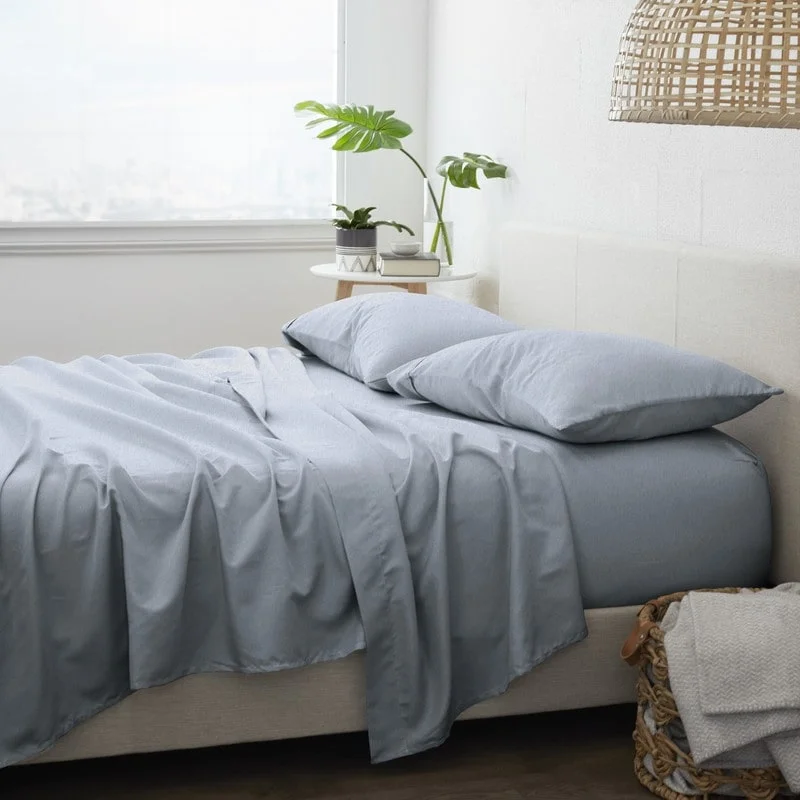 Queen - Size Sheet Sets with a European Pillowcase SetBecky Cameron Premium 4 Piece Ultra Soft Flannel Bed Sheet Set Queen - Size Sheet Sets with a European Pillowcase SetBecky Cameron Premium 4 Piece Ultra Soft Flannel Bed Sheet Set