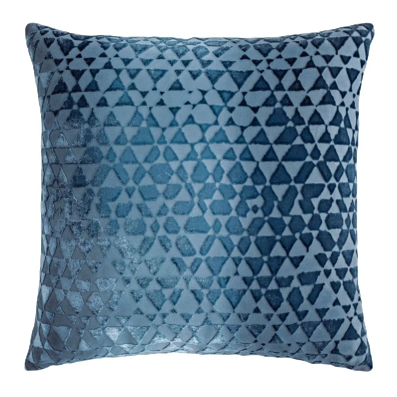 Memory Foam Pillows for Neck SupportDenim Triangles Velvet Pillows by Kevin O'Brien Studio Memory Foam Pillows for Neck SupportDenim Triangles Velvet Pillows by Kevin O'Brien Studio