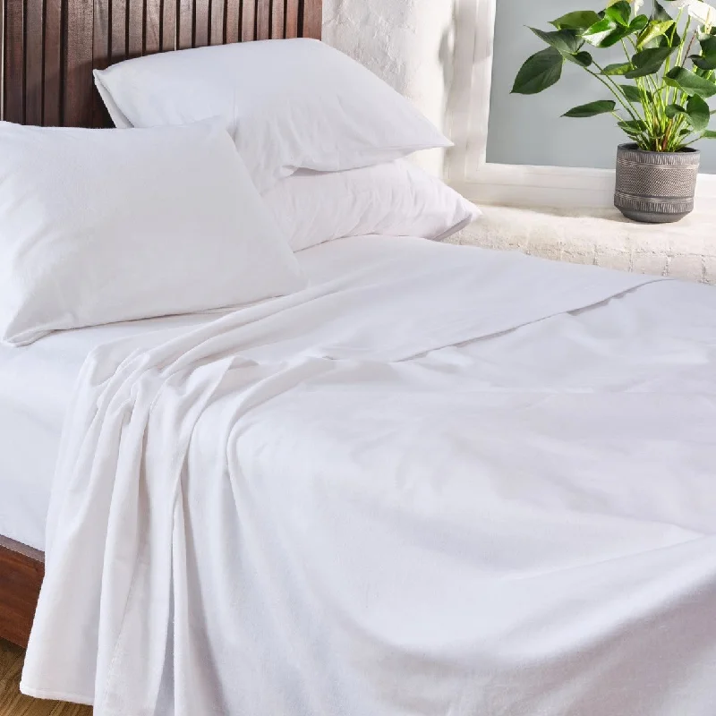 Linen - Cotton Blend Sheets for a Natural and Versatile OptionSuperior Organic Flannelette Flat Sheet Linen - Cotton Blend Sheets for a Natural and Versatile OptionSuperior Organic Flannelette Flat Sheet