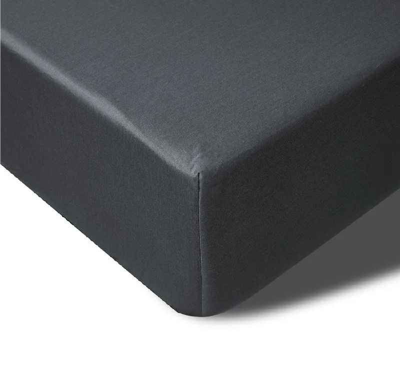 Rayon - Cotton Sheets for a Breathable and Soft BlendBamboo Eco 400THC Cotton Mega Fitted Sheet Range Charcoal Rayon - Cotton Sheets for a Breathable and Soft BlendBamboo Eco 400THC Cotton Mega Fitted Sheet Range Charcoal