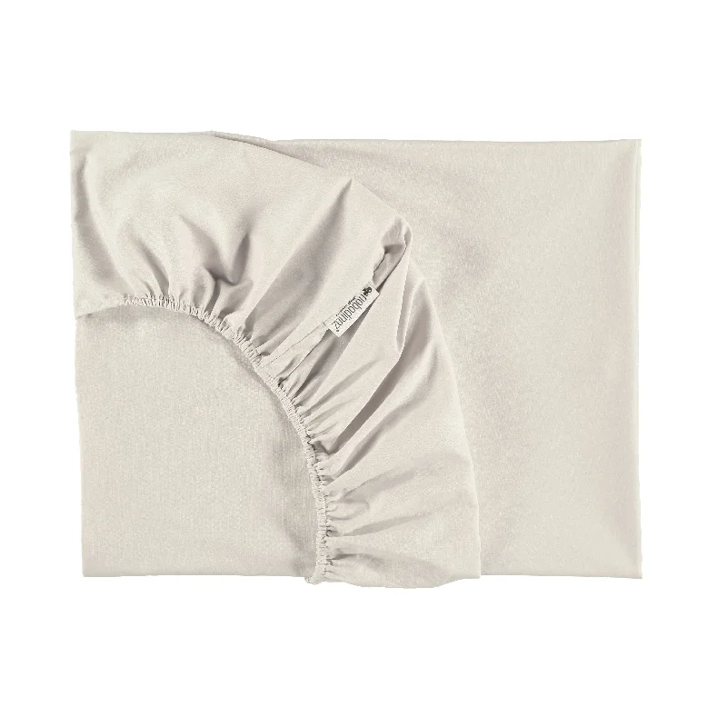 Twin - Size Sheet Sets with a Pillow Protectornobodinoz Fitted Sheet Single Natural