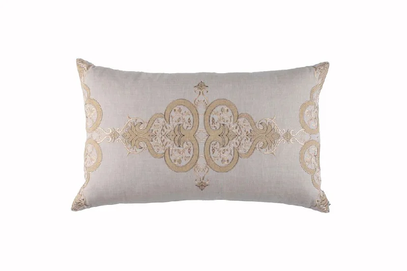 Memory Foam Pillows for Neck SupportNina Sand Large Boudoir Pillow by Lili Alessandra Memory Foam Pillows for Neck SupportNina Sand Large Boudoir Pillow by Lili Alessandra