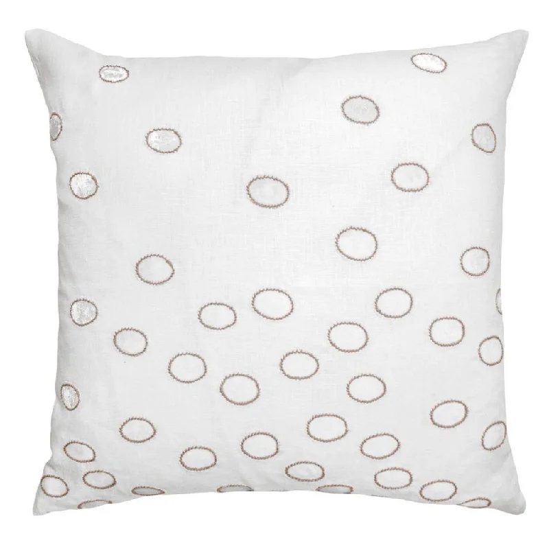 Back Support Pillows for Office ChairsLatte Ovals Velvet Appliqué Pillow by Kevin O'Brien Studio Back Support Pillows for Office ChairsLatte Ovals Velvet Appliqué Pillow by Kevin O'Brien Studio