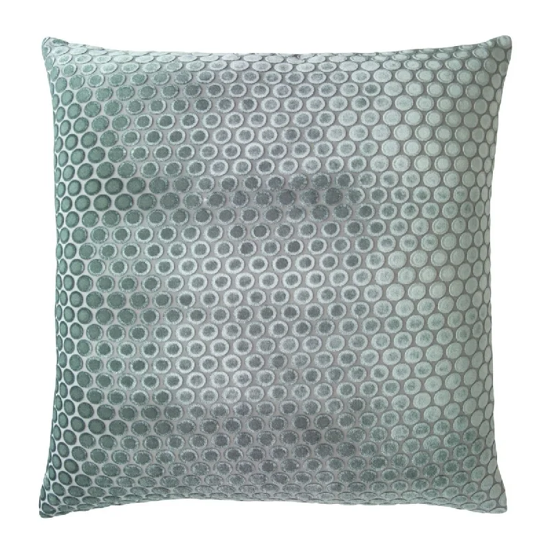 Firm Pillows for Side SleepersDots Jade Velvet Pillow by Kevin O'Brien Studio
