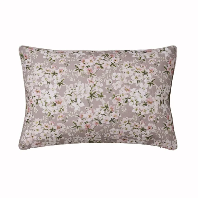 Cotton Pillows for Natural ComfortBloom Beige Pink Pillow Cover by Alexandre Turpault Cotton Pillows for Natural ComfortBloom Beige Pink Pillow Cover by Alexandre Turpault