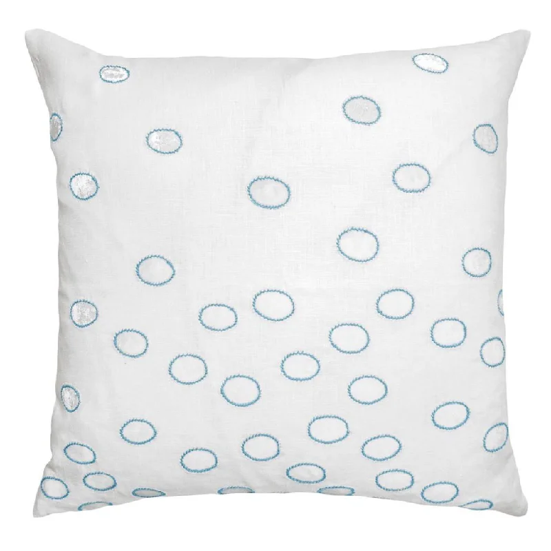 Feather Pillows for a Luxurious SleepRobin's Egg Ovals Velvet Appliqué Pillow by Kevin O'Brien Studio Feather Pillows for a Luxurious SleepRobin's Egg Ovals Velvet Appliqué Pillow by Kevin O'Brien Studio