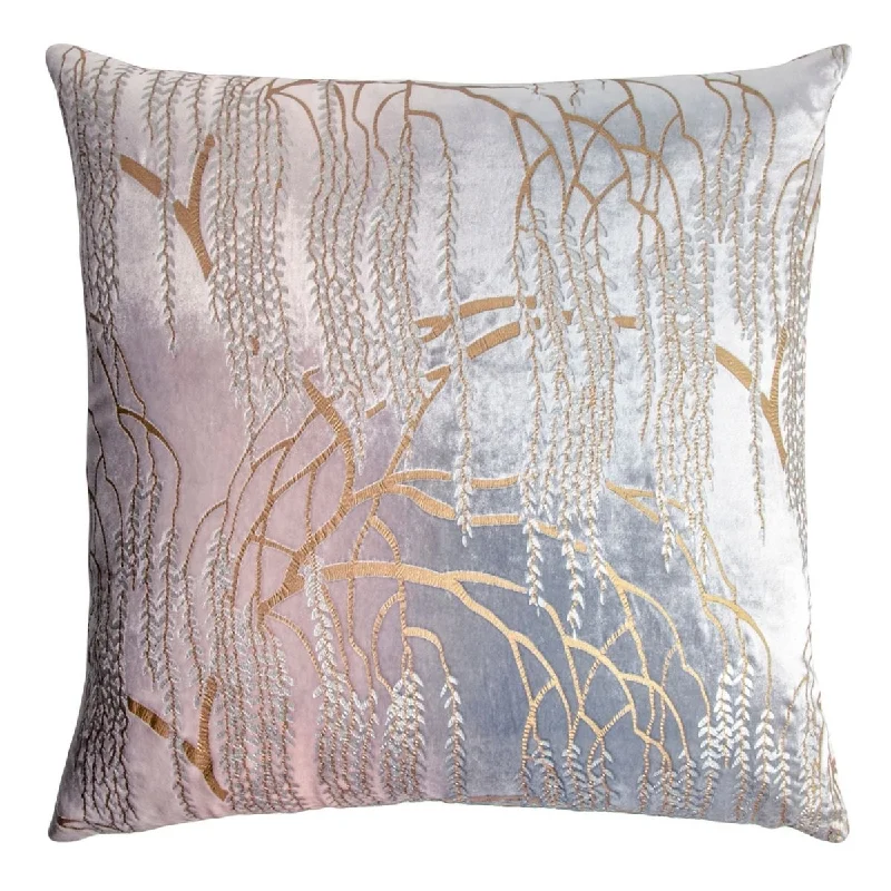 Down Alternative Pillows for Ethical ChoicesWillow Metallic Moonstone Velvet Pillow by Kevin O'Brien Studio Down Alternative Pillows for Ethical ChoicesWillow Metallic Moonstone Velvet Pillow by Kevin O'Brien Studio