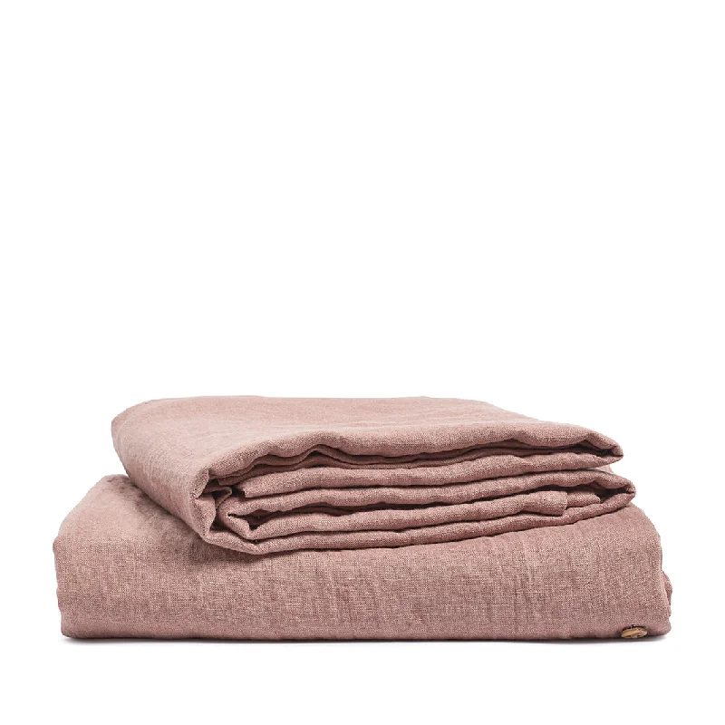 Thermal - Regulating Bamboo Sheets for All - Season ComfortLinen fitted sheet coral Thermal - Regulating Bamboo Sheets for All - Season ComfortLinen fitted sheet coral