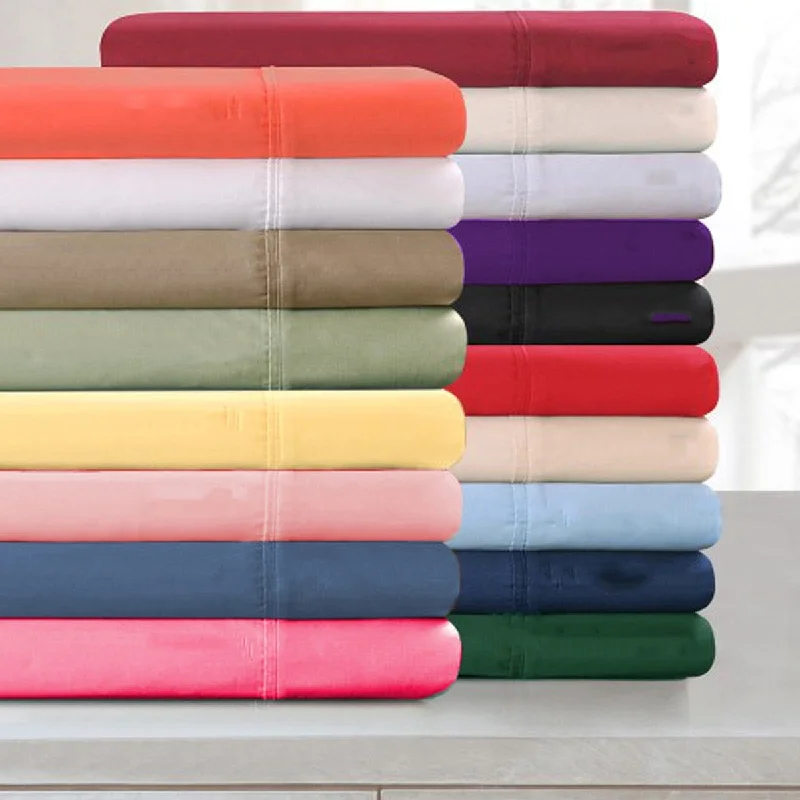 Jersey - Knit Sheets for a Comfortable and Casual BedPersian Collection1900 Count Fitted 16" Deep Elastic Twin Gray Jersey - Knit Sheets for a Comfortable and Casual BedPersian Collection1900 Count Fitted 16" Deep Elastic Twin Gray