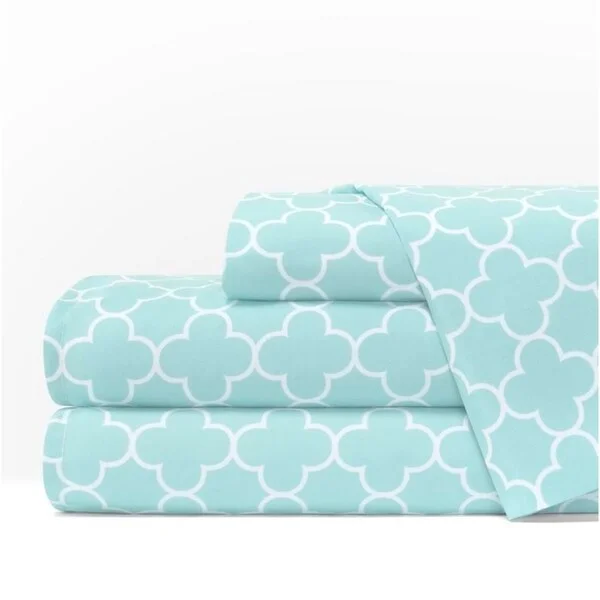 Quilted Cotton Sheets for a Warm and Inviting BedCopper Grove Aub 4-piece Bed Sheet Set with Clover Pattern Quilted Cotton Sheets for a Warm and Inviting BedCopper Grove Aub 4-piece Bed Sheet Set with Clover Pattern
