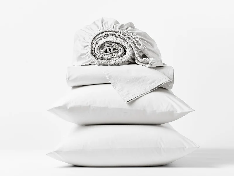 Twin - Size Sheet Sets with a Pillow Protector300 Thread Count Organic Percale Sheet Set Twin - Size Sheet Sets with a Pillow Protector300 Thread Count Organic Percale Sheet Set