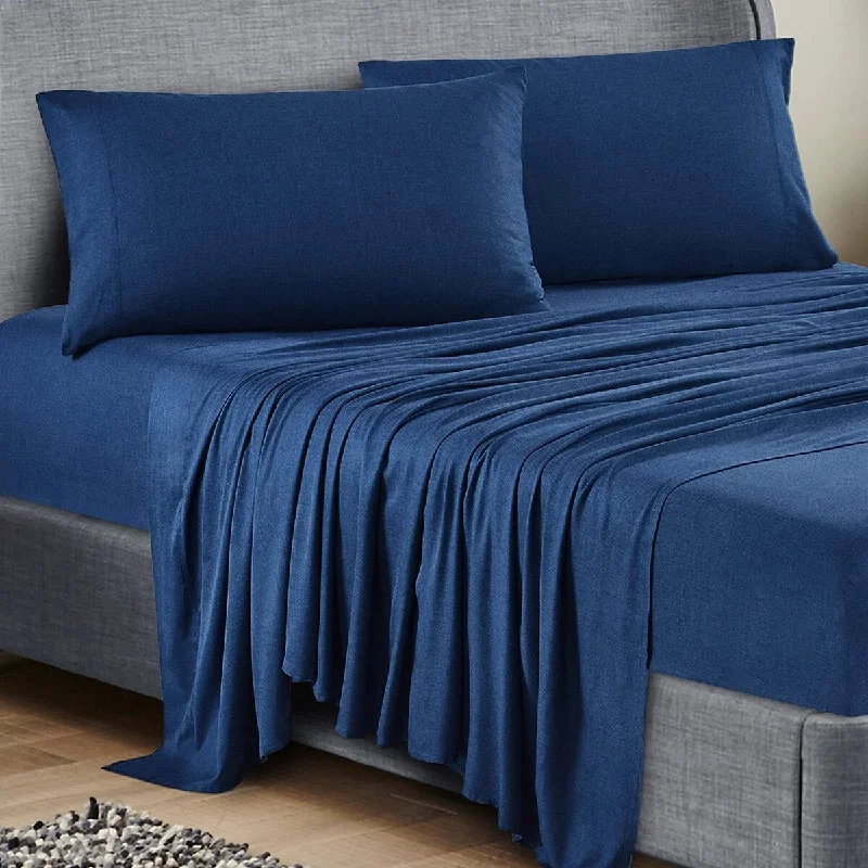 Flat Sheets with a High - Quality Finish for a Luxurious LookStyle Quarters 4 Piece Ultra Soft Cooling Breathable Sheets Set Flat Sheets with a High - Quality Finish for a Luxurious LookStyle Quarters 4 Piece Ultra Soft Cooling Breathable Sheets Set