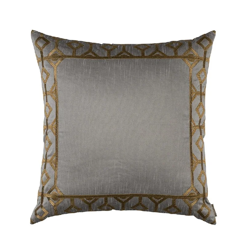 Adjustable Pillows for Customized ComfortKylie Euro Border Pillow by Lili Alessandra Adjustable Pillows for Customized ComfortKylie Euro Border Pillow by Lili Alessandra