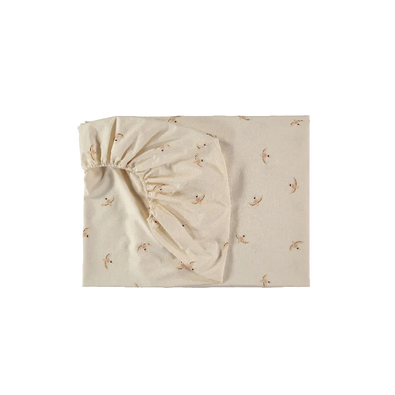 King - Size Sheet Sets with a Decorative Pillow Setnobodinoz Tibet Sheet BB Nude Haiku Birds/Natural King - Size Sheet Sets with a Decorative Pillow Setnobodinoz Tibet Sheet BB Nude Haiku Birds/Natural