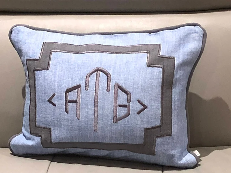 Travel Pillows for Long JourneysGray Monogram room decor, Children Pillow decor, Boys bedding Travel Pillows for Long JourneysGray Monogram room decor, Children Pillow decor, Boys bedding