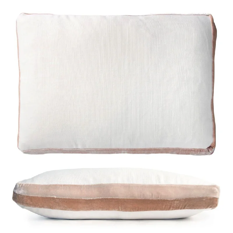 Bolster Pillows for Sofa DecorationLatte Double Tuxedo Pillow by Kevin O'Brien Studio Bolster Pillows for Sofa DecorationLatte Double Tuxedo Pillow by Kevin O'Brien Studio