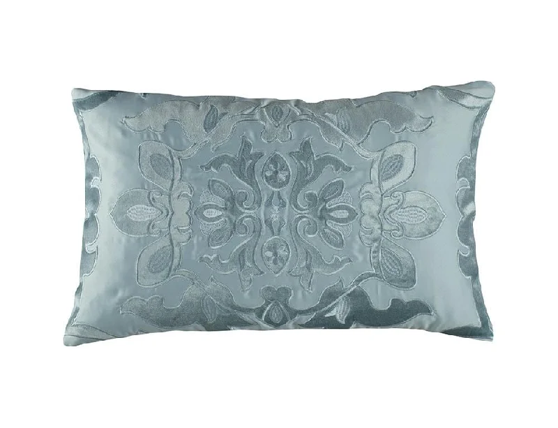 Cotton Pillows for Natural ComfortMorocco Sea Foam Lumbar Pillow by Lili Alessandra Cotton Pillows for Natural ComfortMorocco Sea Foam Lumbar Pillow by Lili Alessandra