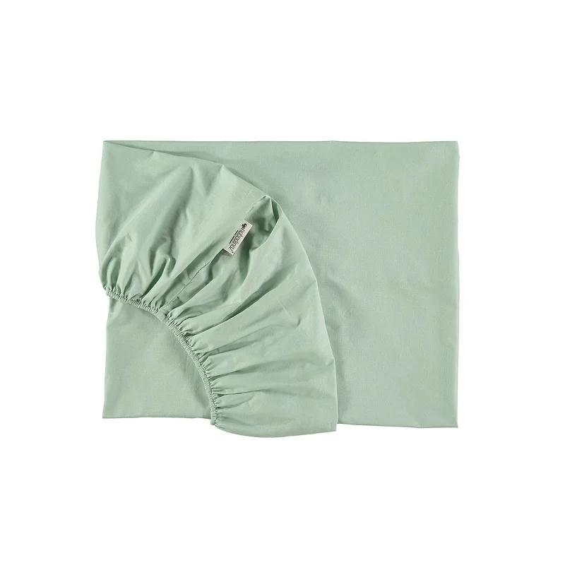 Quilted Cotton Sheets for a Warm and Inviting Bednobodinoz Fitted Sheet Single Provence Green Quilted Cotton Sheets for a Warm and Inviting Bednobodinoz Fitted Sheet Single Provence Green