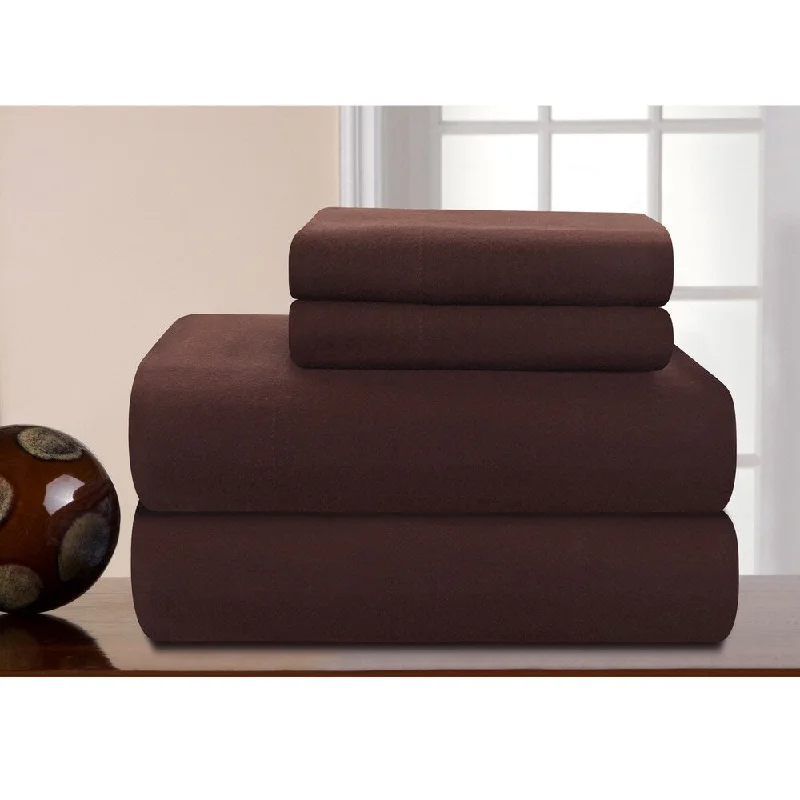 Jersey - Knit Sheets for a Comfortable and Casual BedPointehaven Chocolate Solid Heavy Weight Cal King Flannel Sheet Set Jersey - Knit Sheets for a Comfortable and Casual BedPointehaven Chocolate Solid Heavy Weight Cal King Flannel Sheet Set