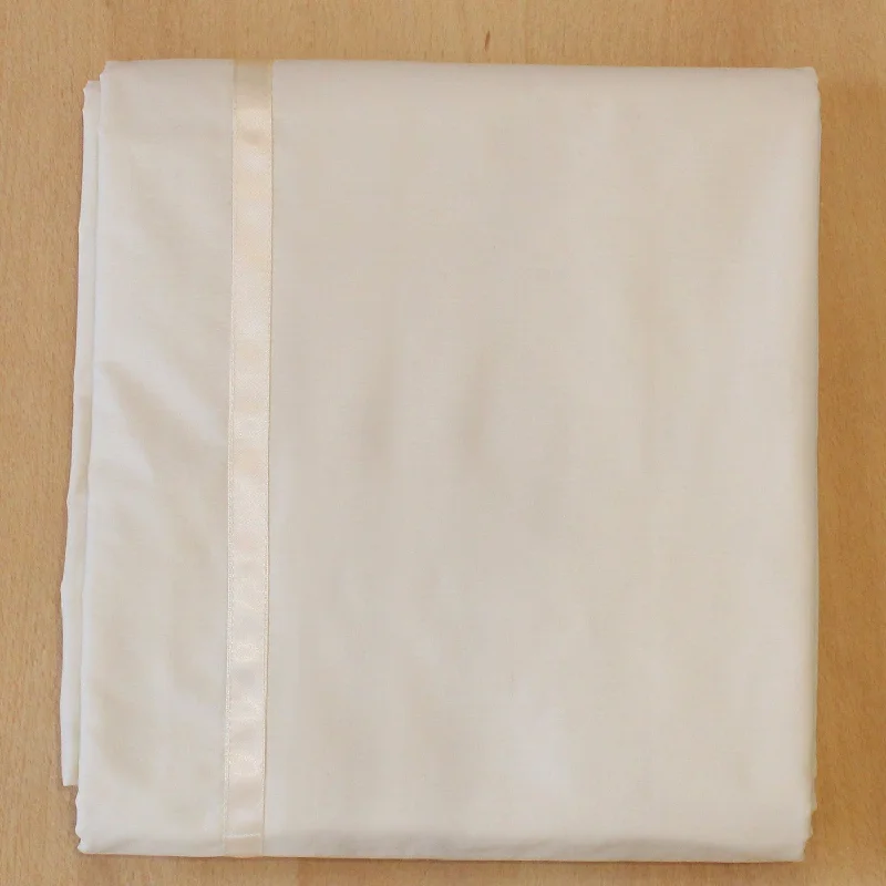 Moisture - Wicking Cotton Sheets for a Dry and Comfortable SleepTop Sheet - Ribbon Trim Moisture - Wicking Cotton Sheets for a Dry and Comfortable SleepTop Sheet - Ribbon Trim