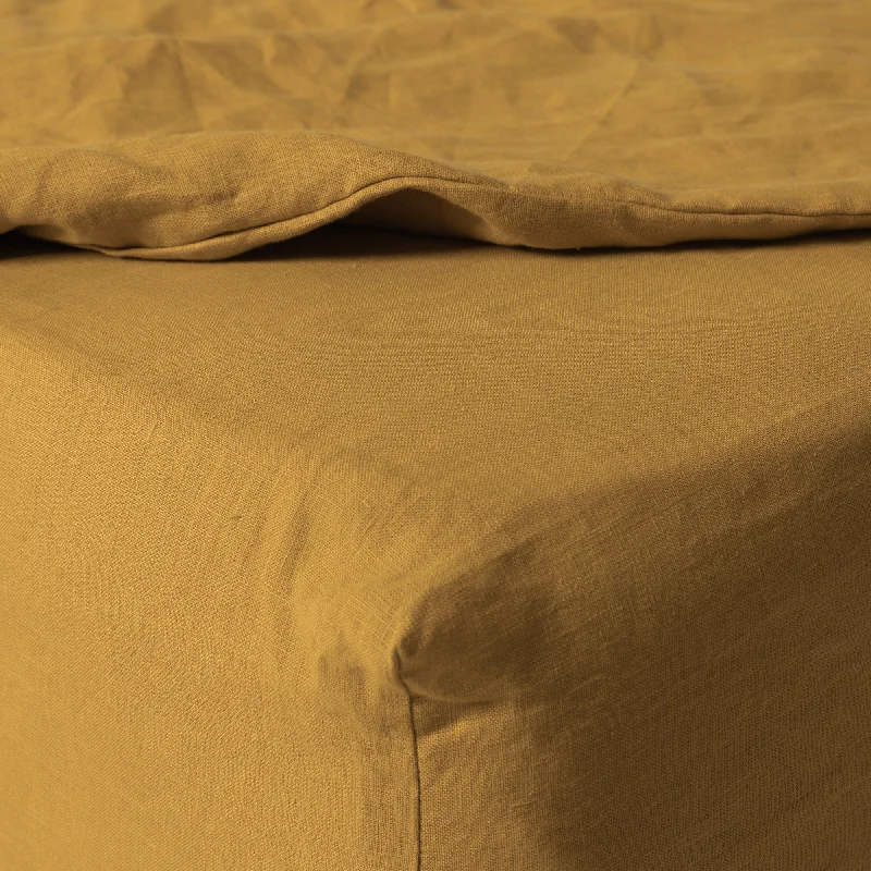 Flat Sheets with a High - Quality Finish for a Luxurious LookHoney Linen Fitted Sheet Set (3 pcs) Flat Sheets with a High - Quality Finish for a Luxurious LookHoney Linen Fitted Sheet Set (3 pcs)
