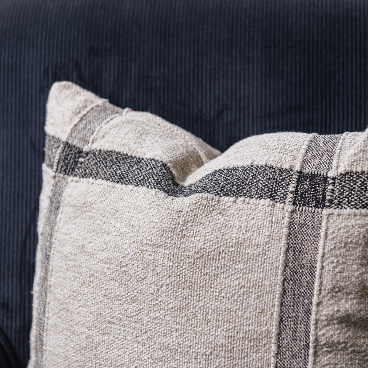 Decorative Pillows for Living Room MakeoverSylvan Natural and Black Thick Lattice Cushion 40cm Decorative Pillows for Living Room MakeoverSylvan Natural and Black Thick Lattice Cushion 40cm