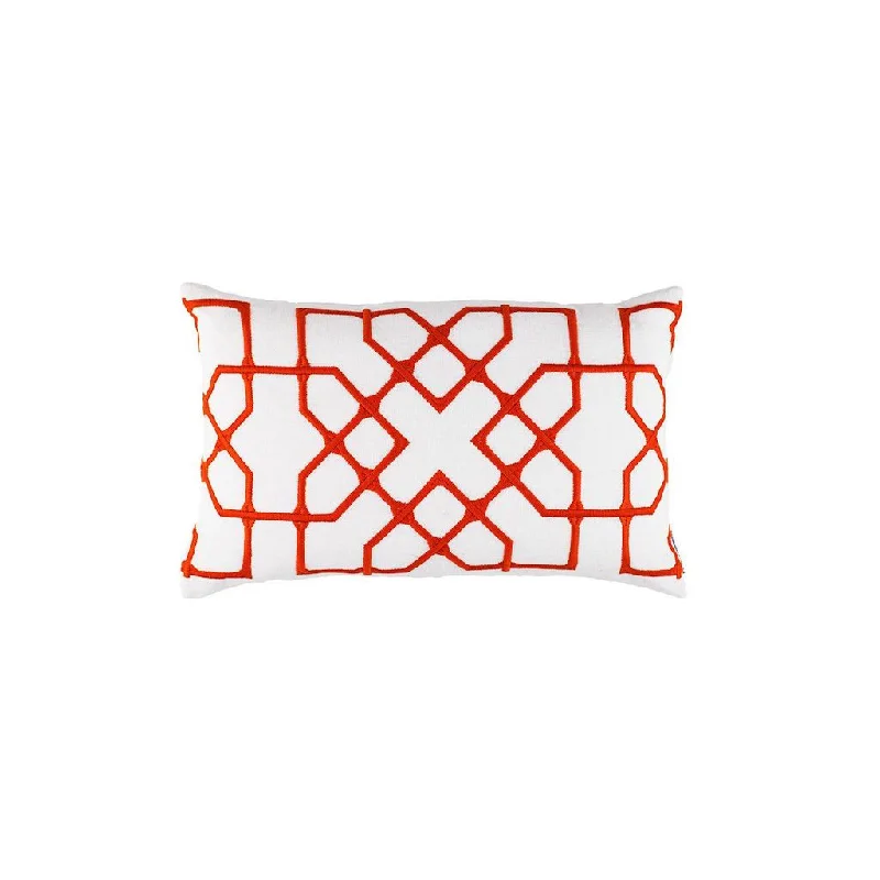 Decorative Pillows for Living Room MakeoverFranco White & Vermilion Lumbar Pillow by Lili Alessandra Decorative Pillows for Living Room MakeoverFranco White & Vermilion Lumbar Pillow by Lili Alessandra