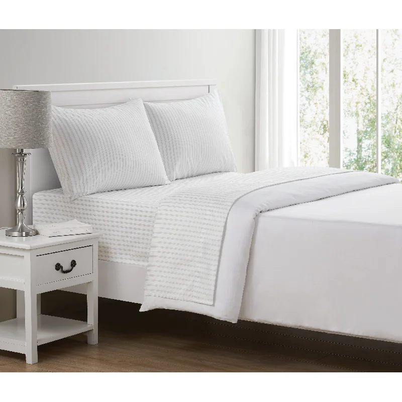 Quilted Cotton Sheets for a Warm and Inviting BedPerry Ellis Portfolio Jonathan Stripe Printed Sheet Set Quilted Cotton Sheets for a Warm and Inviting BedPerry Ellis Portfolio Jonathan Stripe Printed Sheet Set