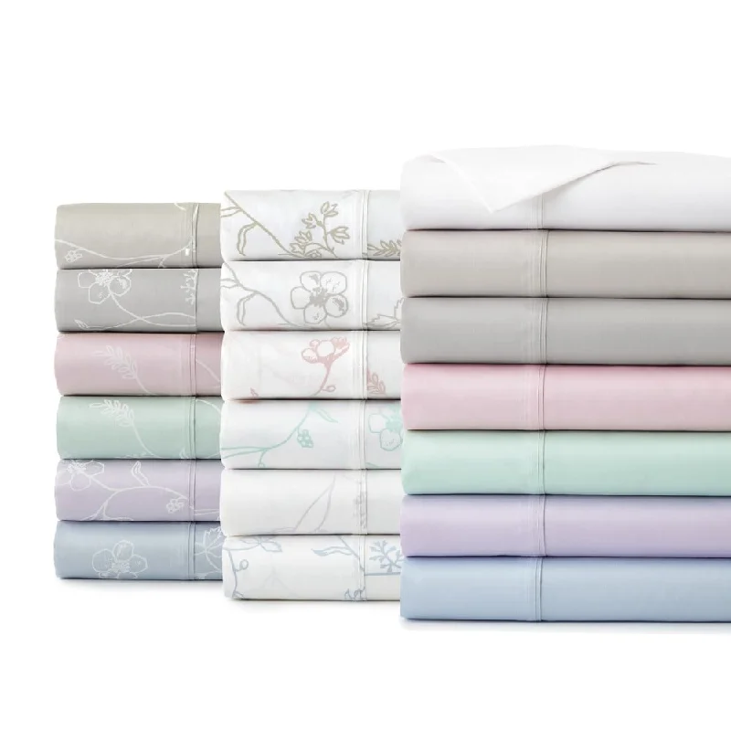 Twin - Size Sheet Sets with a Pillow ProtectorLuxury Sweetbrier Extra Deep Pocket 4-piece Cotton Bed Sheet Set Twin - Size Sheet Sets with a Pillow ProtectorLuxury Sweetbrier Extra Deep Pocket 4-piece Cotton Bed Sheet Set