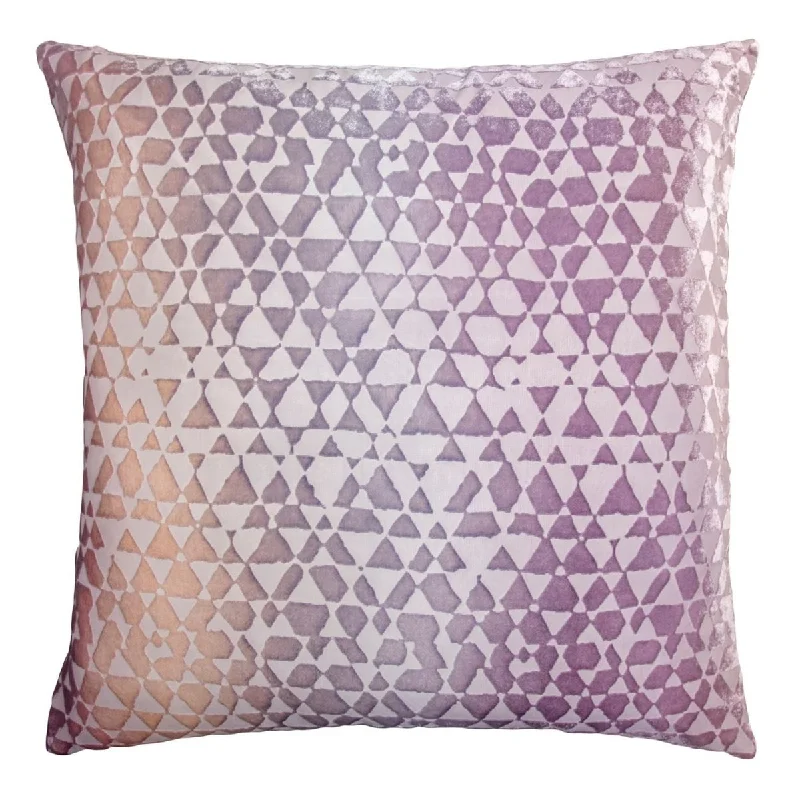 Cotton Pillows for Natural ComfortOpal Triangles Velvet Pillow by Kevin O'Brien Studio Cotton Pillows for Natural ComfortOpal Triangles Velvet Pillow by Kevin O'Brien Studio