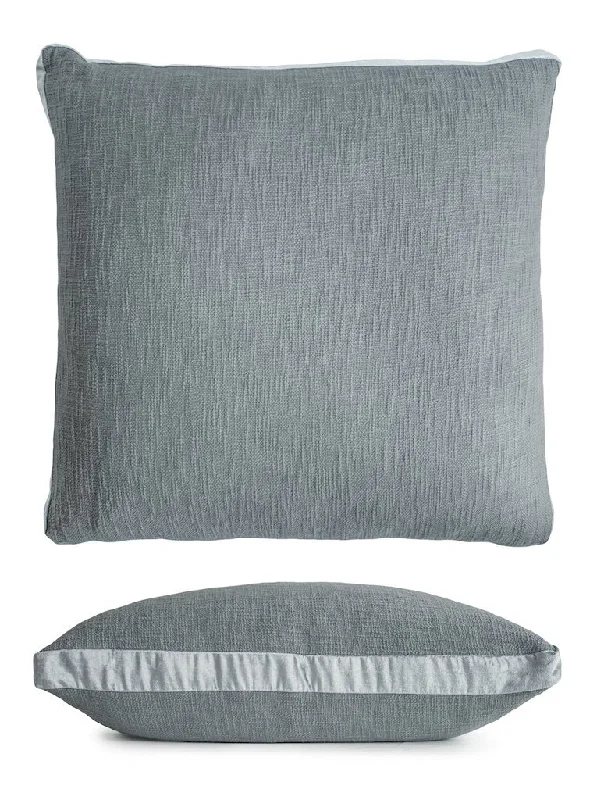 Velvet Pillows for a Touch of EleganceChunky Weave Mineral Euro Sham by Kevin O'Brien Studio Velvet Pillows for a Touch of EleganceChunky Weave Mineral Euro Sham by Kevin O'Brien Studio