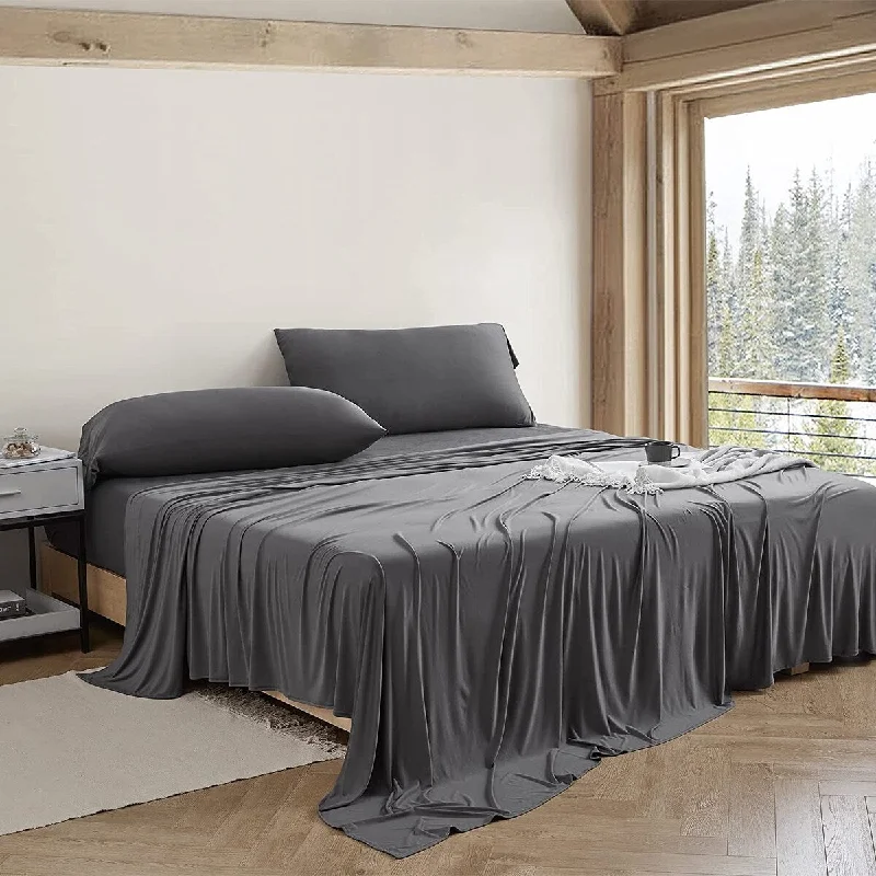 Wrinkle - Free Polyester Sheets for a Low - Maintenance BedBetter Than Butter - Coma Inducer® Sheet Set - Steel Gray