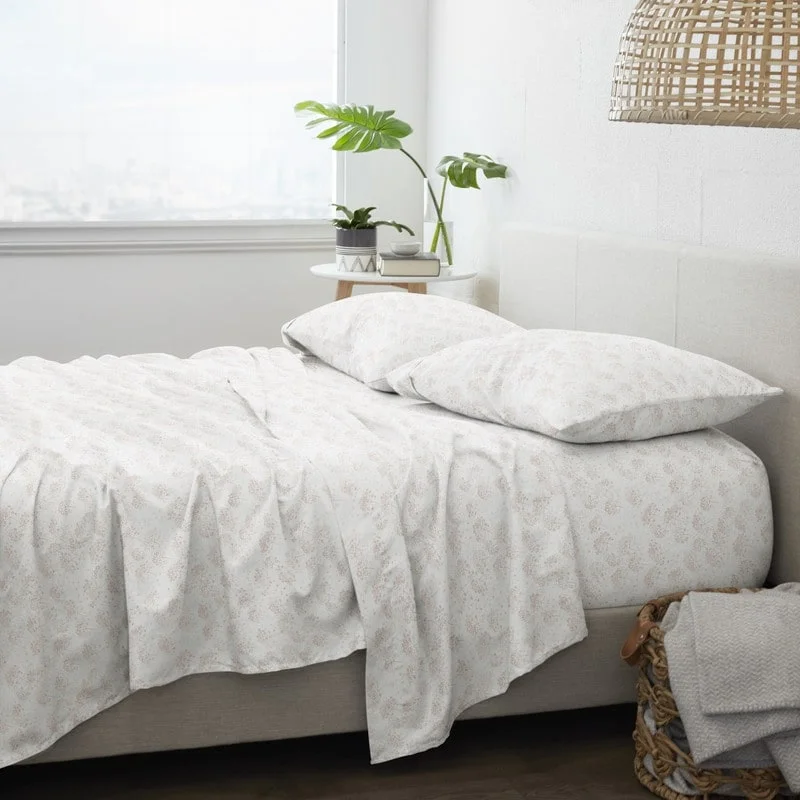 Organic Flannel Sheets for a Natural and Warm SleepBecky Cameron Premium Flower Bunch 4 Piece Flannel Bed Sheet Set Organic Flannel Sheets for a Natural and Warm SleepBecky Cameron Premium Flower Bunch 4 Piece Flannel Bed Sheet Set
