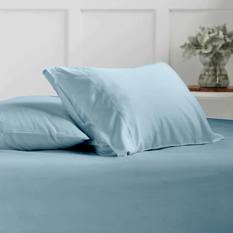 Thermal - Regulating Bamboo Sheets for All - Season ComfortOrganic Bamboo Fitted Sheet and Pillowcases (No Flat Sheet) Thermal - Regulating Bamboo Sheets for All - Season ComfortOrganic Bamboo Fitted Sheet and Pillowcases (No Flat Sheet)