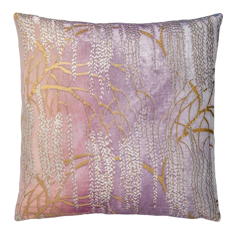Square Pillows for Modern Home DecorOpal Willow Metallic Pillow by Kevin O'Brien Studio Square Pillows for Modern Home DecorOpal Willow Metallic Pillow by Kevin O'Brien Studio