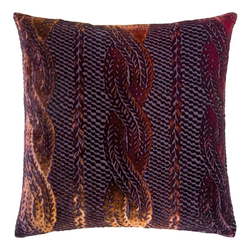 Adjustable Pillows for Customized ComfortWildberry Cable Knit Pillow by Kevin O'Brien Studio Adjustable Pillows for Customized ComfortWildberry Cable Knit Pillow by Kevin O'Brien Studio