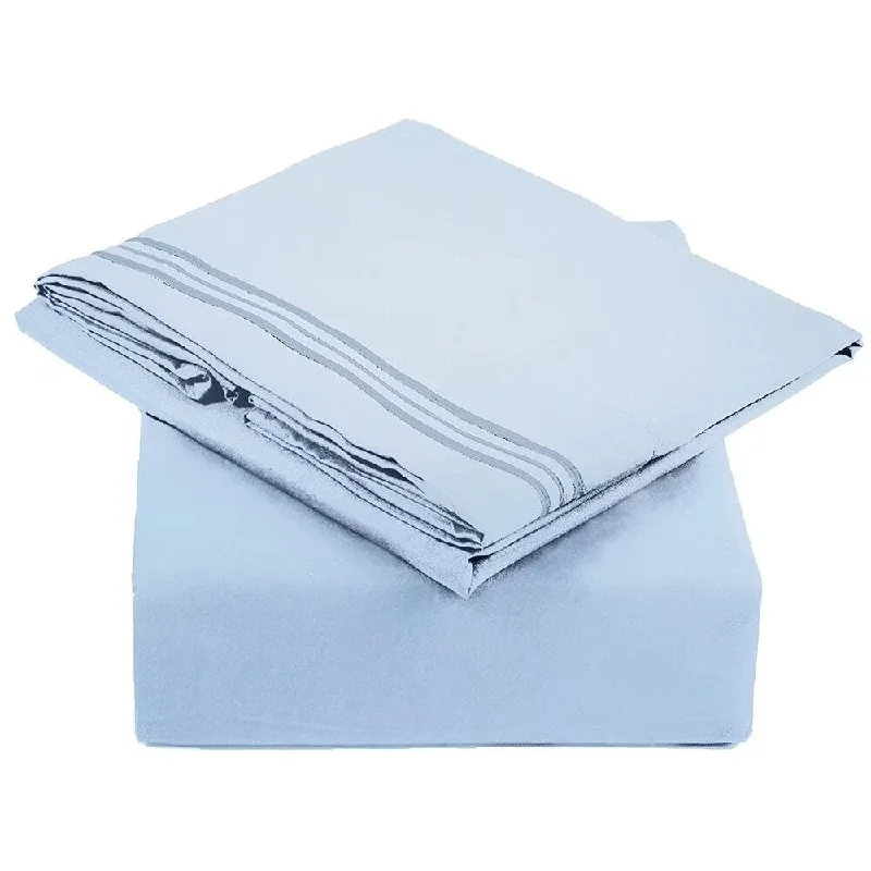 Jersey - Knit Sheets for a Comfortable and Casual Bed4pcs Queen Home Decor Bedding Sheet Set Sky Blue Jersey - Knit Sheets for a Comfortable and Casual Bed4pcs Queen Home Decor Bedding Sheet Set Sky Blue