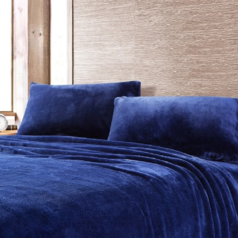 Jersey - Knit Sheets for a Comfortable and Casual BedByourbed - Me Sooo Comfy Sheets - Navy Jersey - Knit Sheets for a Comfortable and Casual BedByourbed - Me Sooo Comfy Sheets - Navy