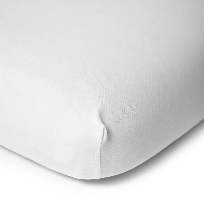Fitted Sheets with Reinforced Corners for Long - Lasting UseChildhome Fitted Sheet Bed White Fitted Sheets with Reinforced Corners for Long - Lasting UseChildhome Fitted Sheet Bed White