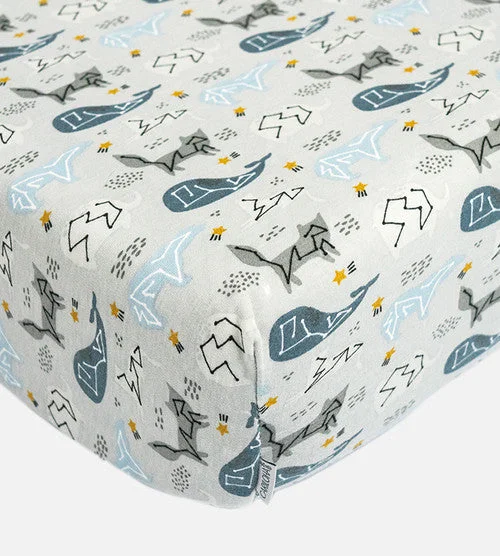 Polyester - Cotton Blend Sheets for Durability and ComfortBamboo Crib Sheets - Whale Hush Gray Polyester - Cotton Blend Sheets for Durability and ComfortBamboo Crib Sheets - Whale Hush Gray